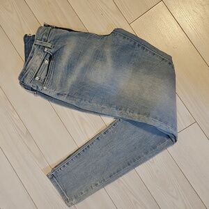 Levi's Womens Size 8 M Pockets Skinny Denim Blue Jeans Leggings stretch